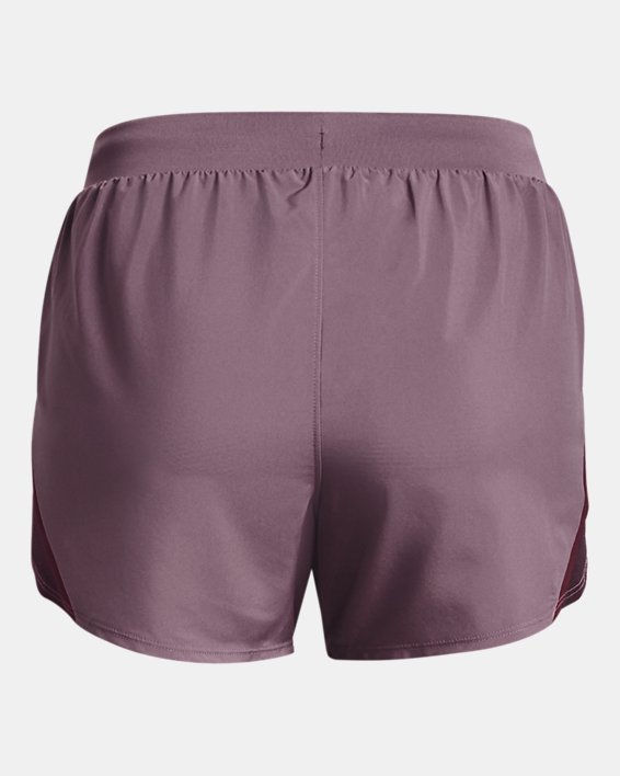 Damen UA Fly-By 2.0 Shorts, Purple, pdpMainDesktop image number 7